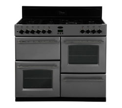 Belling Classic 100GT Gas Range Cooker - Silver